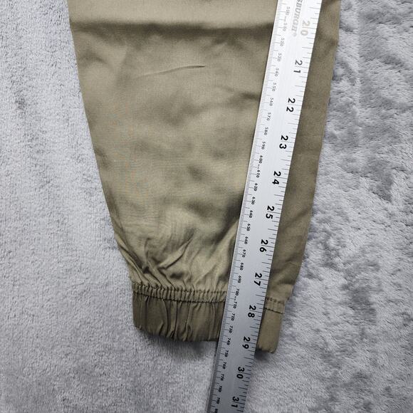 Japna Pants Womens S Tan Drawstring Waist Pull On Lyocell Cargo Jogger Casual - Picture 8 of 10